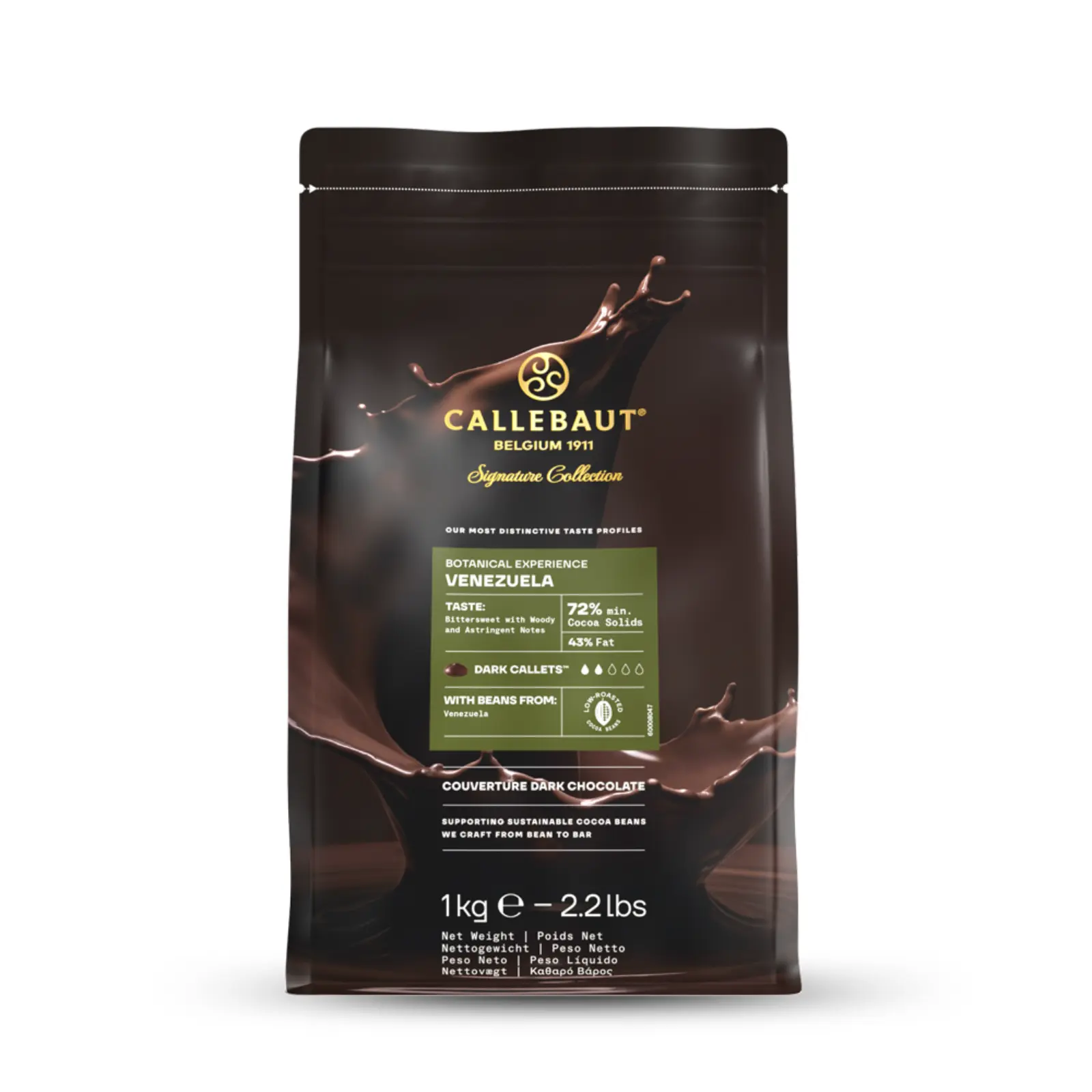 Callebaut Signature Collection Dark Chocolate; Botanical Venezuela